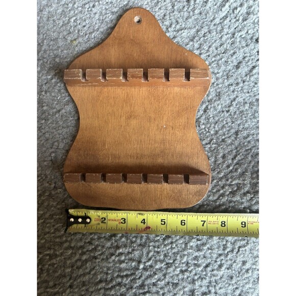 Vintage Cape Craft 12 Slot Spoon Rack (Solid Wood, Wall Hanging) - Picture 6 of 6